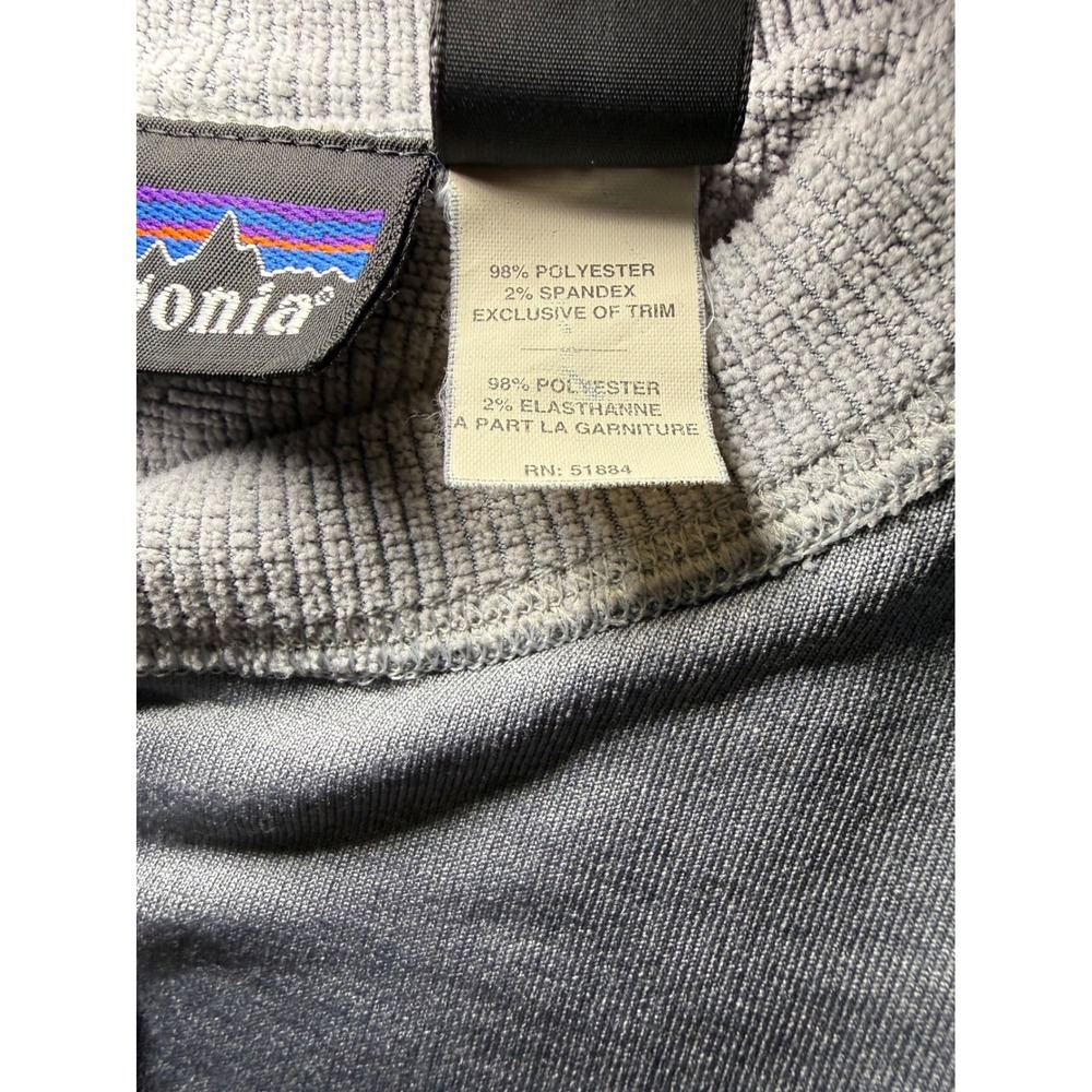 Patagonia Men Medium Gray Long Sleeve Crew Neck Shirt - Picture 5 of 9